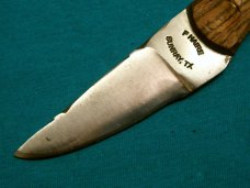 CUSTOM F HAIRE SUNRAY TX  SKINNER HUNTING SKINNING FIXED BLADE SURVIVAL NECK KNIFE KNIVES SHEATH