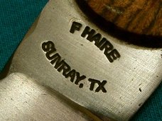 CUSTOM F HAIRE SUNRAY TX  SKINNER HUNTING SKINNING FIXED BLADE SURVIVAL NECK KNIFE KNIVES SHEATH
