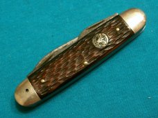 VINTAGE ULSTER BOY SCOUT CAMP SURVIVAL ENGINEERS FOLDING POCKET KNIFE KNIVES OLD