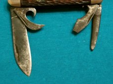 VINTAGE ULSTER BOY SCOUT CAMP SURVIVAL ENGINEERS FOLDING POCKET KNIFE KNIVES OLD