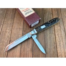 Schatt and Morgan English Whittler 18th Anniversary Series Brown Jigged Bone 2008