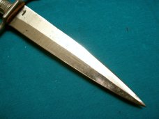 VINTAGE KORIUM PIC JAPAN BALL CLAW DAGGER DIRK STILETTO BOWIE KNIFE KNIVES OLD SHEATH FIXED BLADE