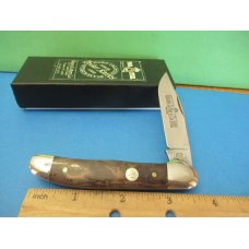 Queen Cutlery Titusville Pa Birds Eye Maple Copperhead Liner Lock Pattern 41L