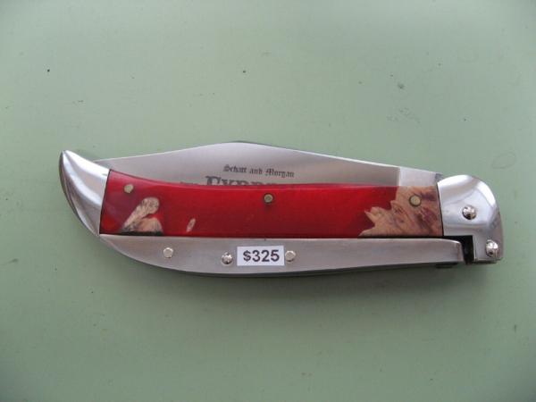 SCHATT & MORGAN #71 JOHN HENRY  EXPRESS AUTO RED SHOCKWOOD