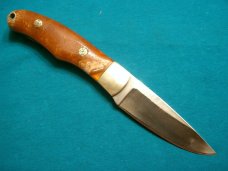 CUSTOM SPRADLING HUNTING SKINNING FIXED BLADE BOWIE BUSHCRAFT SURVIVAL KNIFE KNIVES SHEATH