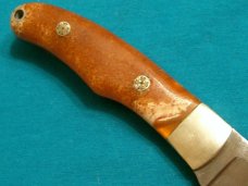 CUSTOM SPRADLING HUNTING SKINNING FIXED BLADE BOWIE BUSHCRAFT SURVIVAL KNIFE KNIVES SHEATH