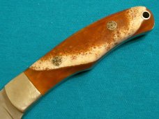 CUSTOM SPRADLING HUNTING SKINNING FIXED BLADE BOWIE BUSHCRAFT SURVIVAL KNIFE KNIVES SHEATH