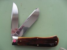 GREAT EASTERN 235220 TRAPPER  ANTIQUE AUTUMN NATURAL BONE