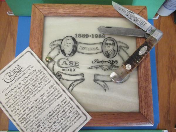 Case XX 1889-1989 Centennial Trapper Pattern #  ROG 6254 SSD 