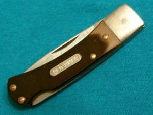 VINTAGE SCHRADE USA 3OT OLD TIMER LOCKBACK FOLDER HUNTING SKINNING FOLDING POCKET KNIFE KNIVES