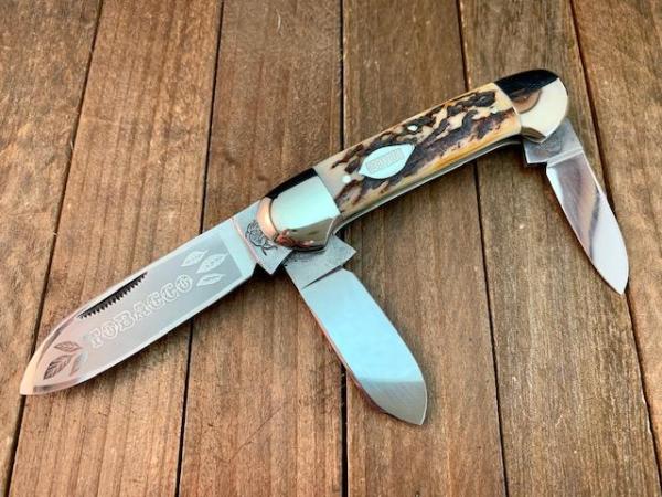 Bulldog Gunboat Canoe 1st Gen Stag 3 Blades 1985 Bulldog Gunboat Canoe 1st Gen Stag 3 Blades 1985