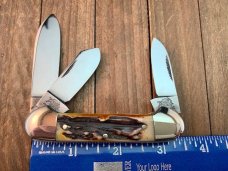 Bulldog Gunboat Canoe 1st Gen Stag 3 Blades 1985
