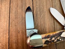 Bulldog Gunboat Canoe 1st Gen Stag 3 Blades 1985