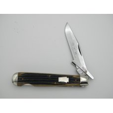 Schatt & Morgan, Keystone Series III, Swing Guard Lockback Folding Hunter, #06181L: 1993, 4 1/2” clo