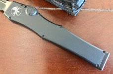 Microtech Halo 3, Tanto Partially Serrated Two Tone Blade, Tactical Variation, Unused 