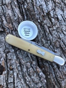 GEC TIDIOUTE 651122 SMOOTH WHITE BONE BEN HOGAN KNIFE