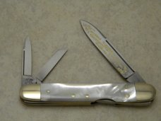 Fightn Rooster Germany Pearl 1981 1 of 400 Middle TN Knife Collectors Lockback Whittler Knife