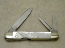 Fightn Rooster Germany Pearl 1981 1 of 400 Middle TN Knife Collector's Lockback Whittler Knife