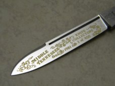 Fightn Rooster Germany Pearl 1981 1 of 400 Middle TN Knife Collector's Lockback Whittler Knife