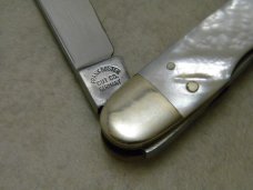 Fightn Rooster Germany Pearl 1981 1 of 400 Middle TN Knife Collector's Lockback Whittler Knife