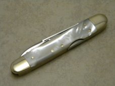 Fightn Rooster Germany Pearl 1981 1 of 400 Middle TN Knife Collector's Lockback Whittler Knife