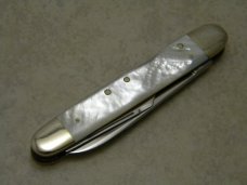 Fightn Rooster Germany Pearl 1981 1 of 400 Middle TN Knife Collector's Lockback Whittler Knife