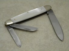 Fightn Rooster Germany Pearl 1994 1 of 200 Int'l Cut Club Angle Saxon Whittler Knife