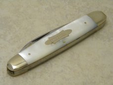 Fightn Rooster Germany Pearl 1994 1 of 200 Int'l Cut Club Angle Saxon Whittler Knife