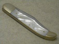 Fightn Rooster Germany Pearl 1989 1 of 100 Middle TN Knife Collector's Folding Hunter Knife