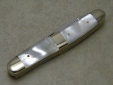 Fightn Rooster Germany Pearl 1990 1 of 100 Middle TN Knife Collectors Muskrat Knife