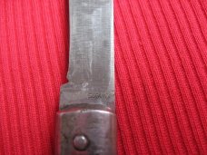 Vintage GARANTIE Italian Fishtail Leverlock Switchblade Knife.