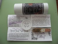 DANIELS FAMILY KNIFE BRANDS-TITUSVILLE CUTLERY MAMMOTH IVORY OLD MAN NORMAN