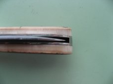 DANIELS FAMILY KNIFE BRANDS-TITUSVILLE CUTLERY MAMMOTH IVORY OLD MAN NORMAN