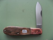 DANIELS FAMILY KNIFE BRANDS-TITUSVILLE CUTLERY MAMMOTH IVORY OLD MAN NORMAN