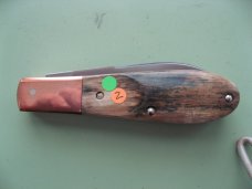 DANIELS FAMILY KNIFE BRANDS-TITUSVILLE CUTLERY MAMMOTH IVORY OLD MAN NORMAN