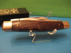 Queen Cutlery Titusville Pa. Birds Eye Maple Stockman Pattern # 49BEM