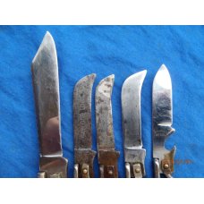 5 Geo Schrade Wire Jack Knives Fish Knife