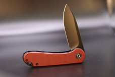CIVIVI™ Elementum Liner Lock C907A-1 Knife D2 Stainless Steel & Burgundy G10 Pocket