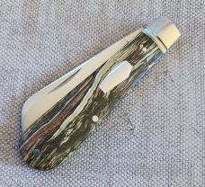 Mike Moran Straight Sheepsfoot Jack.Stabilized Hemp..Handrubbed A2.3.5"..coa,.pouch..perfect action