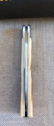Bobby Toole Mammoth Native Slipjoint New, CPM-154 ,4 1/8" ,Steel Bolsters..coa and pouch 