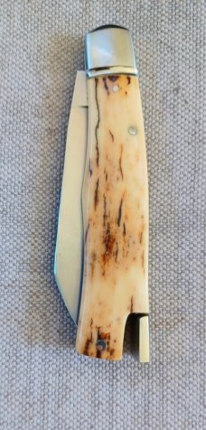 Bobby Toole Mammoth Native Taillock New, CPM-154 ,4 1/8" ,Steel Bolsters..coa and pouch 