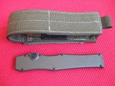 Microtech HALO 2006 Black Tactical Olive Green OTF Switchblade Knife - New In Box w/Paperwork !