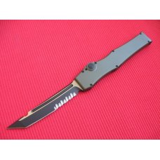 Microtech HALO 2006 Black Tactical Olive Green OTF Switchblade Knife - New In Box w/Paperwork !