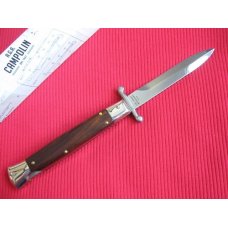 Italian Limited Edition Manual Open Swing Guard Stiletto Knife - A.G.A CAMPOLIN Italy