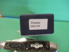 Schatt & Morgan Premier Brown Bone Split Back Whittler Pattern # 043154