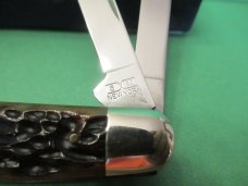 Schatt & Morgan Premier Brown Bone Split Back Whittler Pattern # 043154