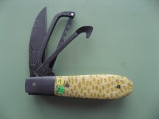 DANIELS FAMILY KNIFE BRANDS-EXCELSIOR KNIFE CO-ROYAL EL GALLO YELLOW CORAL