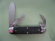 GREAT EASTERN 352322 CAMP AND TOOL KNIFE BLACK TEX DEL SCALES