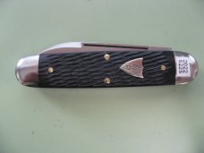 GREAT EASTERN 352322 CAMP AND TOOL KNIFE BLACK TEX DEL SCALES