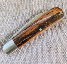 Jeffrey Mitchell Swayback Mammoth Ivory with CPM-154...3.75" clsd..Smooth scales ..Special Shield 